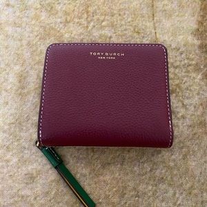 Tory Burch multicolor bi-fold wallet